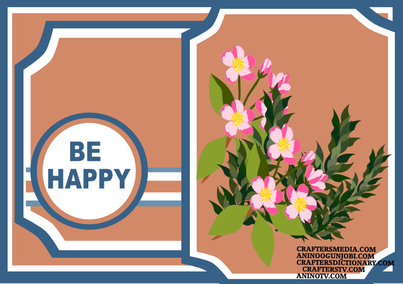 Crafters TV: ‘Be Happy’ Greeting Card for  February 2022