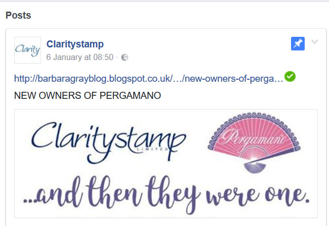 Craft news: Congratulations to Claritystamp Limited as they acquire Pergamano(parchment craft)