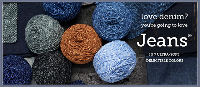 Yarns: Lionbrand® yarn introduces Jeans® yarn in seven(7) new colours