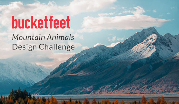 Design challenge: Spoonflower teams with Bucketfeet to present Mountain Animals design challenge