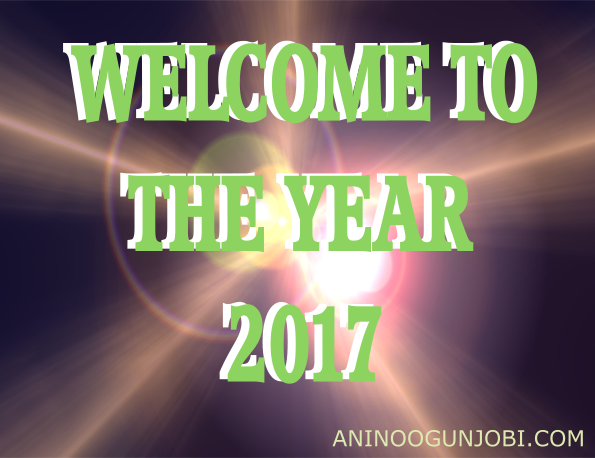 Happy New year and welcome to the year 2017