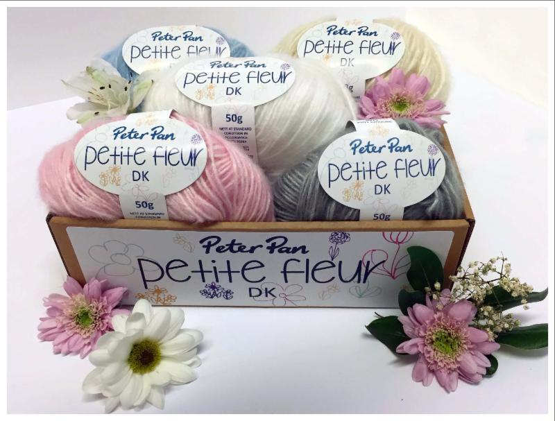 Yarn: Celebrate Peter Pan petit fleur double knit – a new yarn by Thomas B. Ramsden