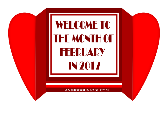 New month: Welcome to the month of February in 2017