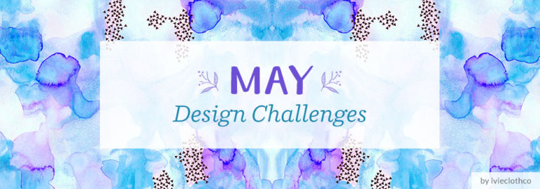 Design challenge: Watercolours take the runway as Spoonflower teams with Skillshares on the month of May design challenge