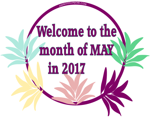 New month: Welcome to the month of May in the year 2017