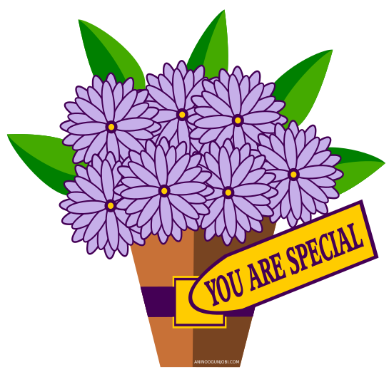 “You are Special” greeting card tag for the month of May 2017