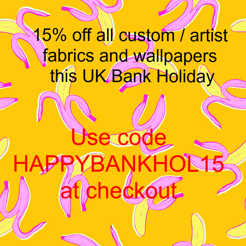 Sale: Treat Yourself To 15% Off Fabrics And Wallpapers On Fashion Formula using code HAPPYBANKHOL15