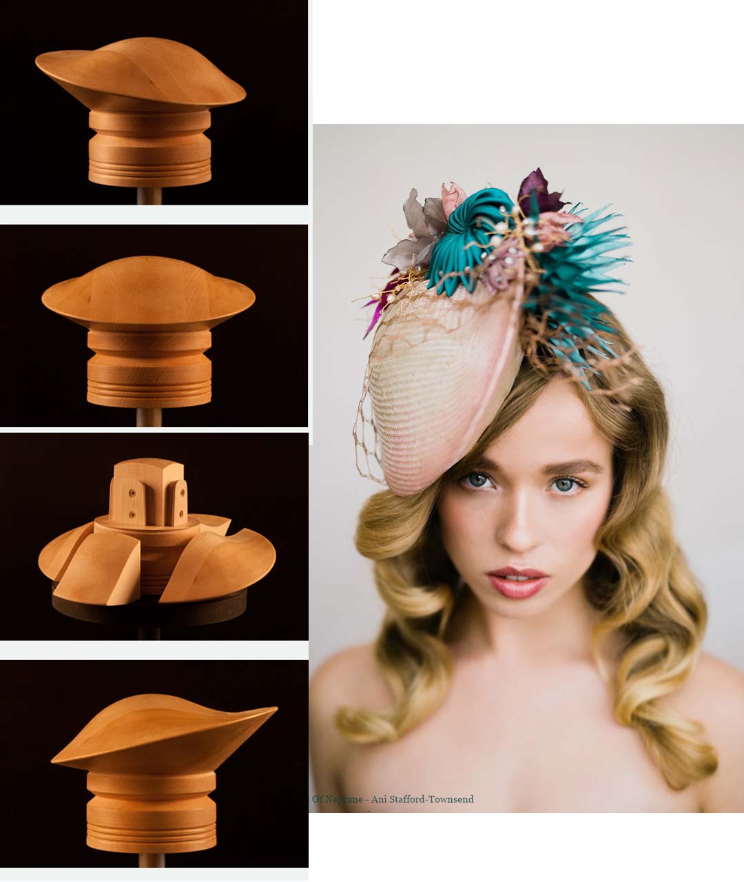 Millinery: How2hats offer 3D Percher Block – CB191F as the hat-block for the month of May 2017