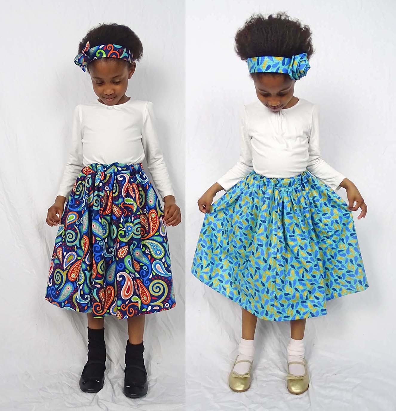 Project- Sewing: When the sun shines, we make lovely pleated skirts and complementary hair accessories