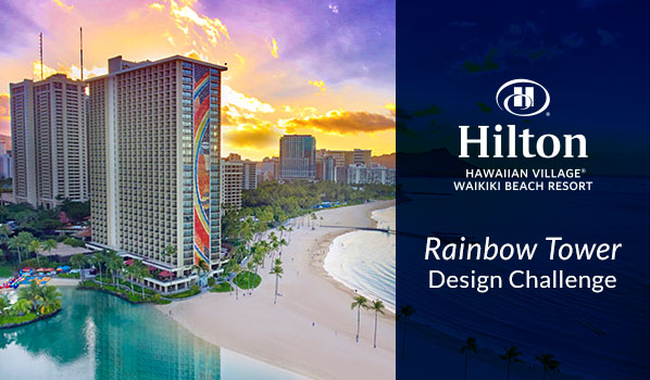 Fabric -Competition: Voting for the Spoonflower and Hilton Rainbow Tower design challenge is closing at 3pm EDT on the 6th of June 2017