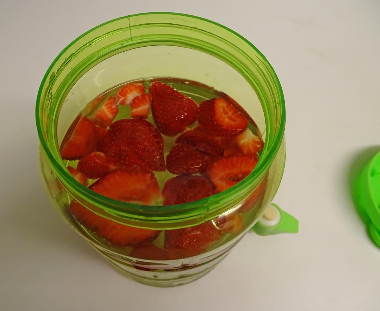 Day 2 of 30 days with Strawberry: Infuse water with Strawberry