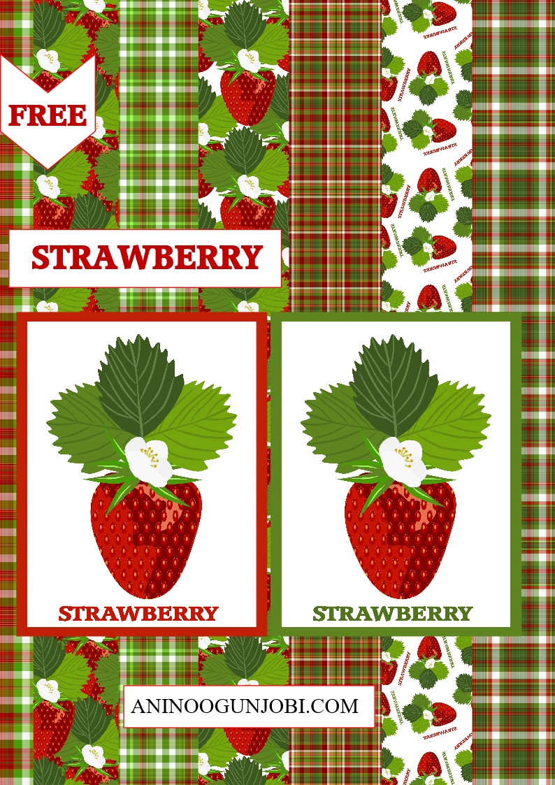 Day 18 of 30 days with Strawberry: Make Printable papers