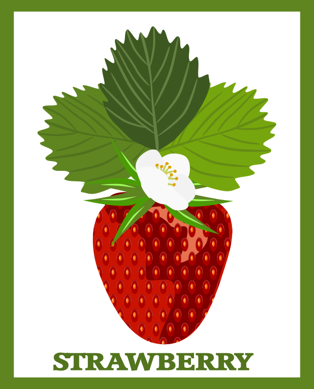 Day 17 of 30 Days With Strawberry: Draw And Colour A Strawberry