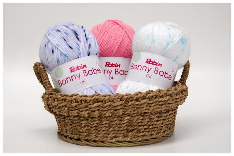 Yarns: Three (3) new colours have been added to the Robin Bonny babe Double knit(DK) yarn range