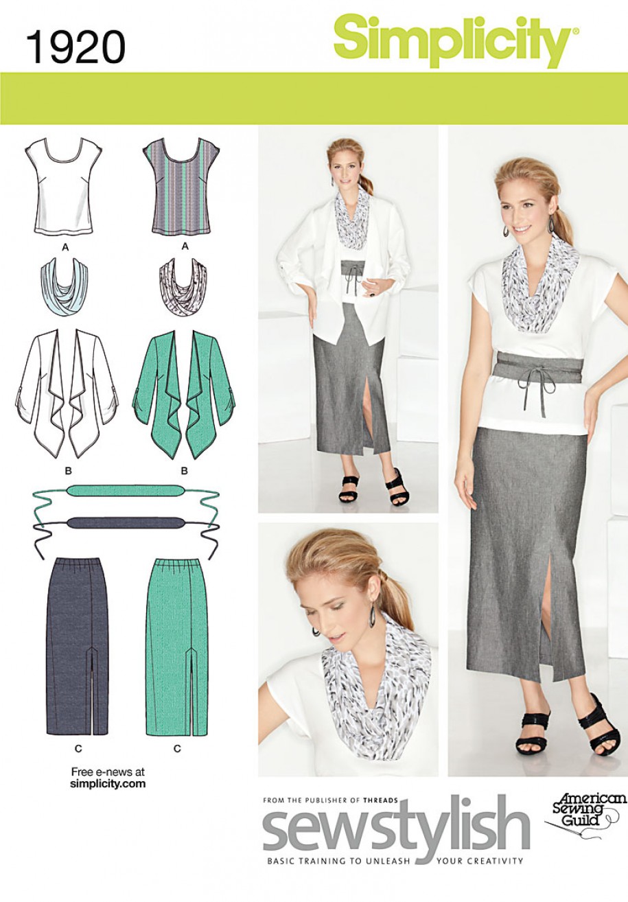 Sewing Pattern: Stay Stylish With Clothing Made From The Simplicity 1920 Sewing Pattern