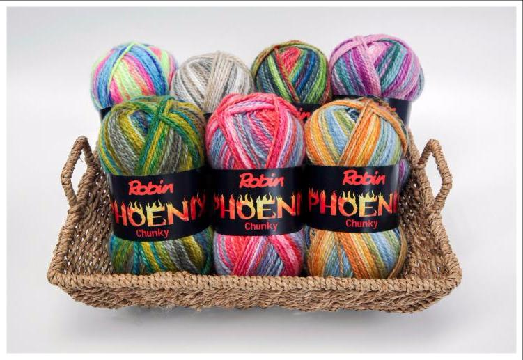 Yarns: Thomas B. Ramsden launches Robin Phoenix Chunky Yarn in radiating colours