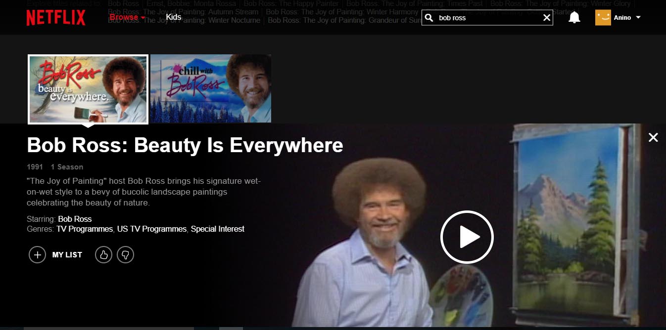 Hijack The TV And Spend Painting Time With Bob Ross On Netflix