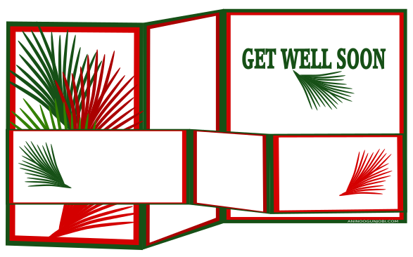 Get Well Soon Greeting Card Tag for the Month of December 2017