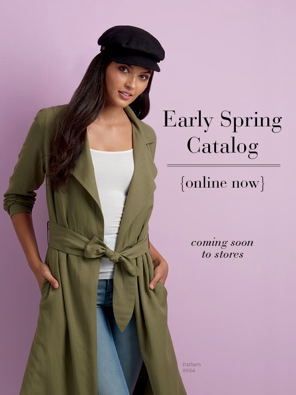 Sewing: Simplicity releases its new 2018 early Spring catalogue with a hint that it will soon be available in stores