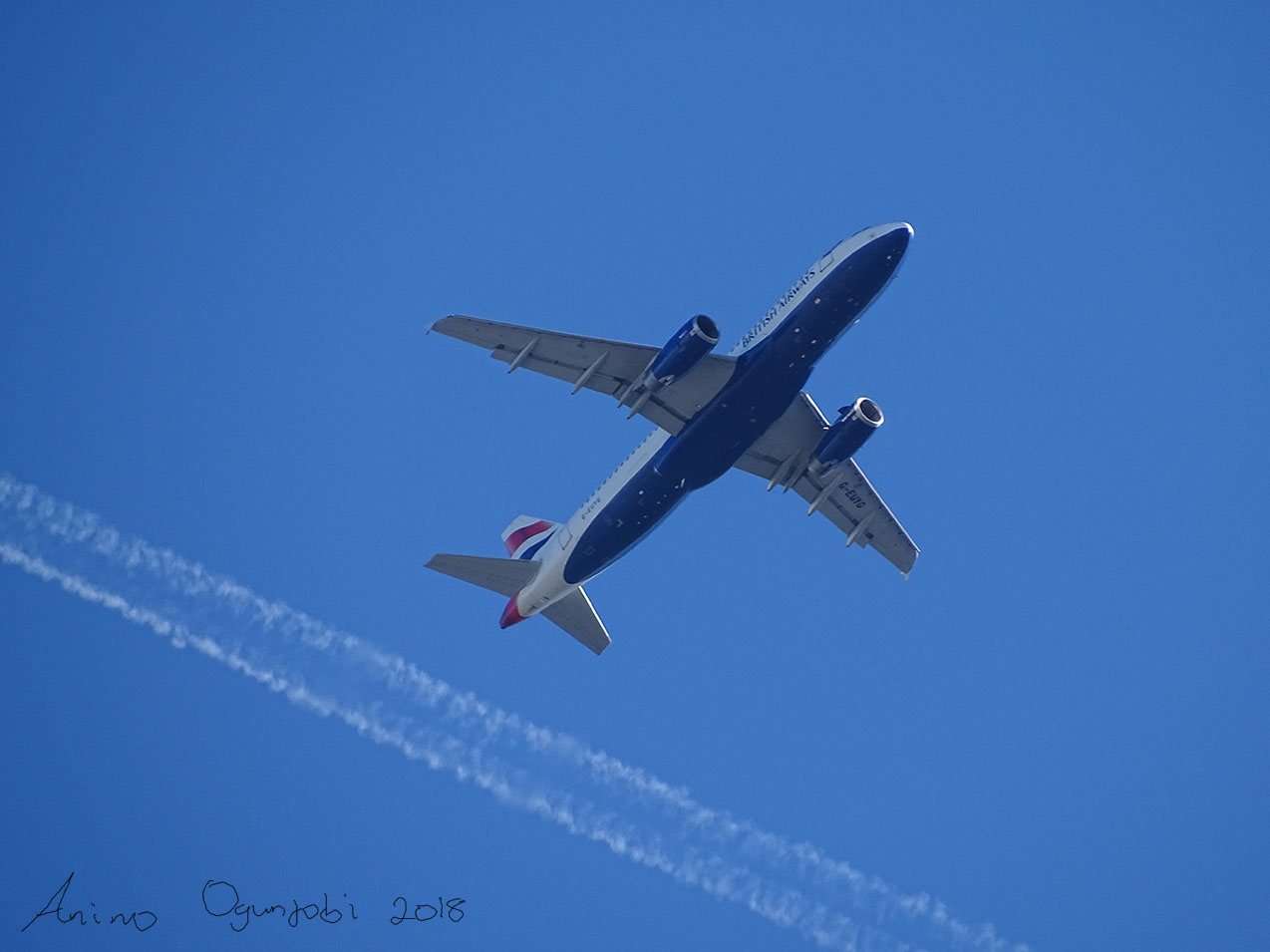 30 Days with Clouds: Day 6- Contrails or Condensation trail Clouds