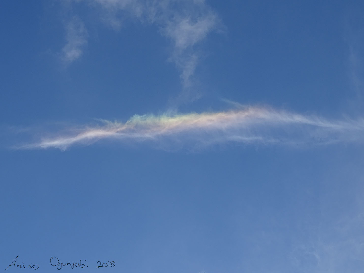 30 Days with Clouds: Day 7- Circumhorizontal Arc, Cirrus Fibratus Clouds