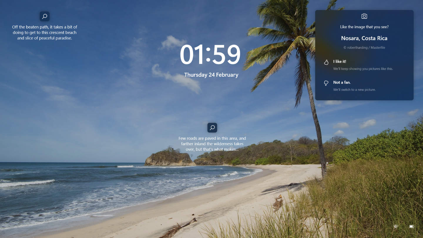 Screensaver / Lock Screen: Playa Pelada in Nosara, Costa Rica implements its ‘alluring beach’ on computer lockscreen / screensaver