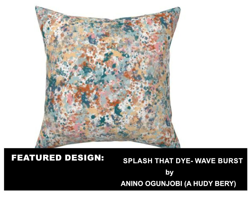 Featured Fabric: Splash that dye- Wave Burst by Anino A Hudy Bery