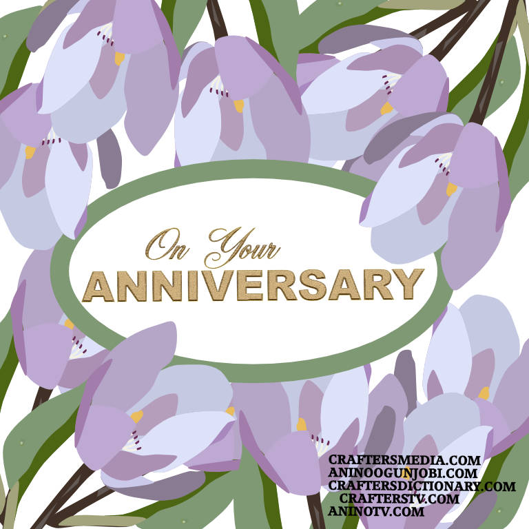 Crafters TV: ‘Anniversary’ Greeting Card for March 2022