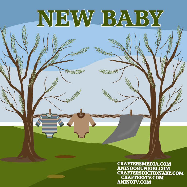 Crafters TV: ‘New Baby’ Greeting Card Tag for March 2022