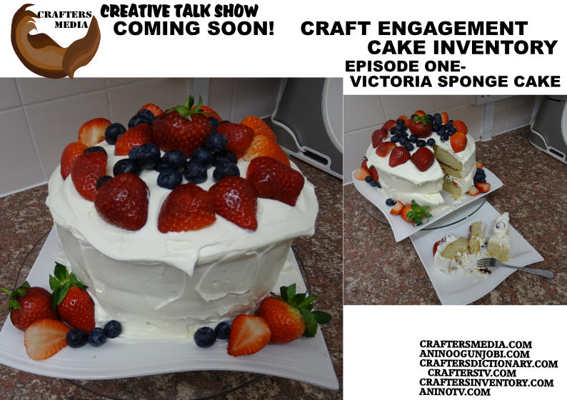 Tantalizing dish to whet your appetite, Episode one of Craft Engagement- Cake Inventory on a coming soon list to Crafters Media Creative Talk Show