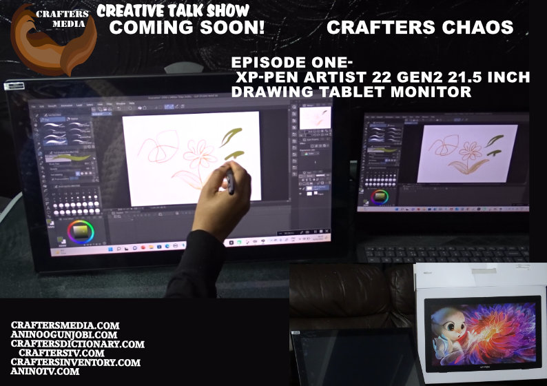 Crafters Chaos on the “XP-Pen Artist 22 Gen2 21.5 Inch Drawing Tablet Monitor for Animation Art Design” in Coming Soon list on Crafters Media