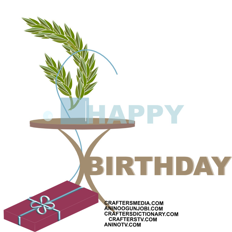 Crafters Media: ‘Happy Birthday’ Greeting Card for April 2022