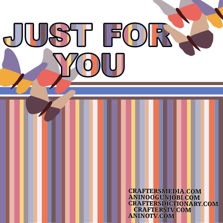 Crafters MEdia: ‘Just For You’ Greeting Card for April 2022