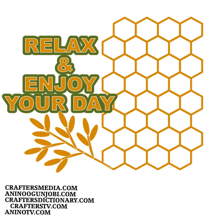 Crafters Media: ‘Relax & Enjoy’ Greeting Card for April 2022