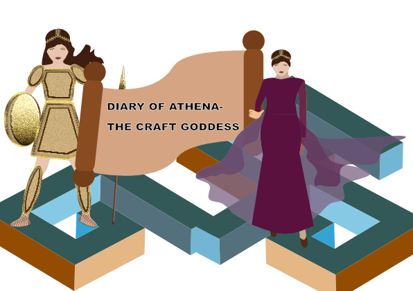 Ready to devour your megabytes, We present a tale titled “Daily Diary of Athena the Craft Goddess” to continue the game “Athena- The Craft Goddess”