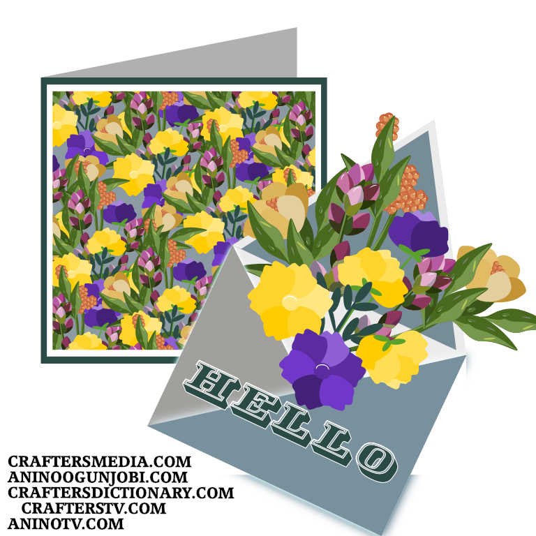 Crafters Media: ‘Hello’ Greeting Card for May 2022