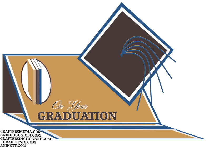 Crafters Media ‘Graduation’ Greeting Card for June 2022