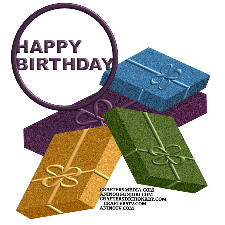 Crafters Media: ‘Happy Birthday’ Greeting Card for June 2022