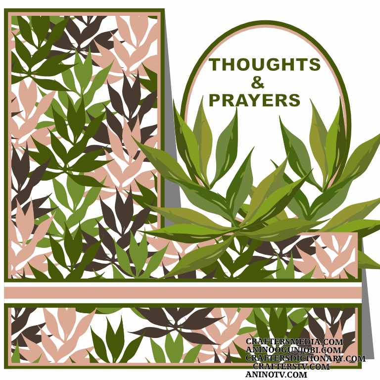 Crafters Media: ‘Thoughts And Prayers’ Greeting Card for June 2022